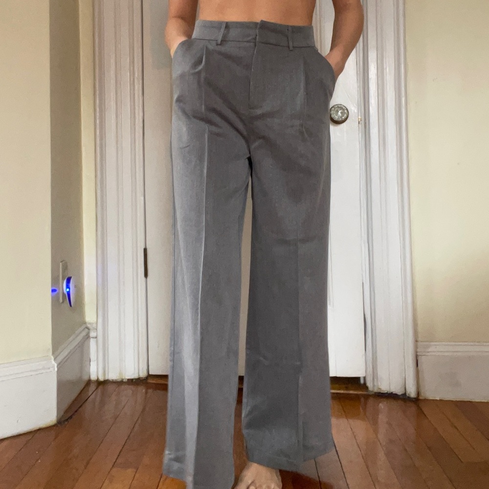 Grey nasty gal trousers